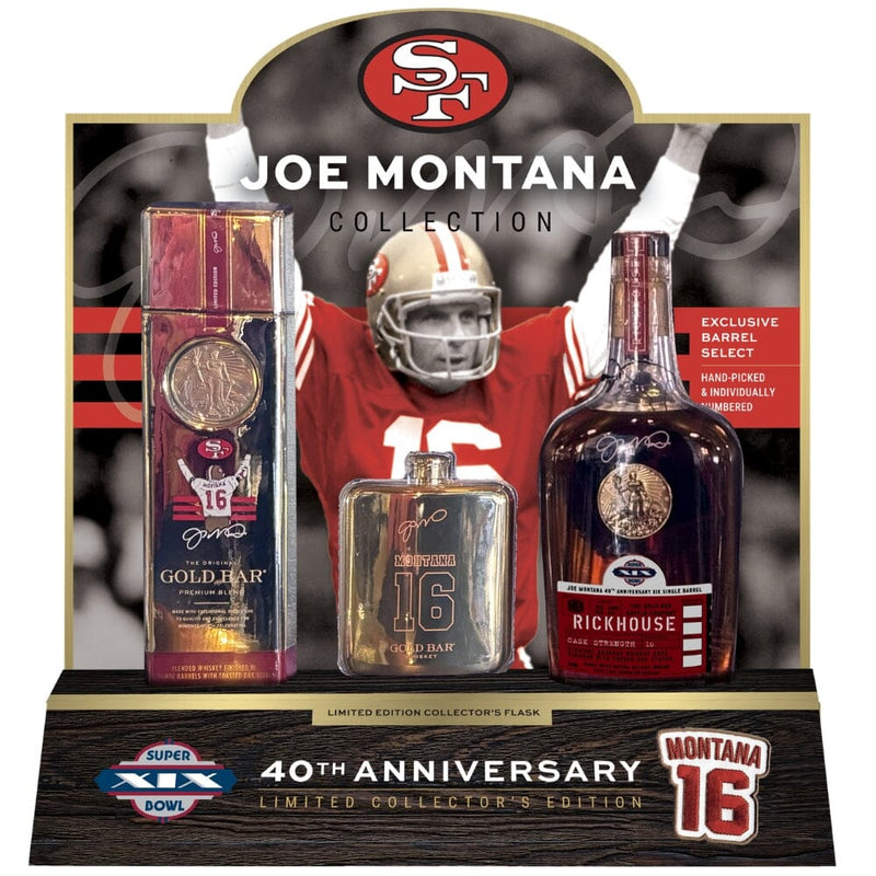 Gold Bar Whiskey 40th Anniversary Flask Limited Collector’s Edition