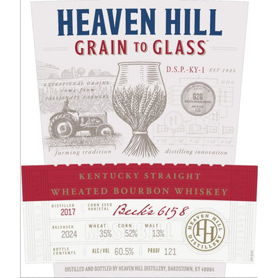 Heaven Hill Grain to Glass Straight Wheated Bourbon 700ml