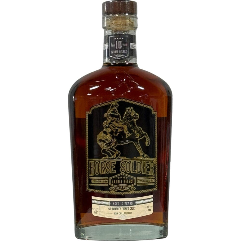 Horse Soldier X Sip Whiskey “Hero’s Cask” 10 Year Old Barrel Select Bourbon