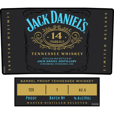 Jack Daniel’s 14 Year Old Tennessee Whiskey