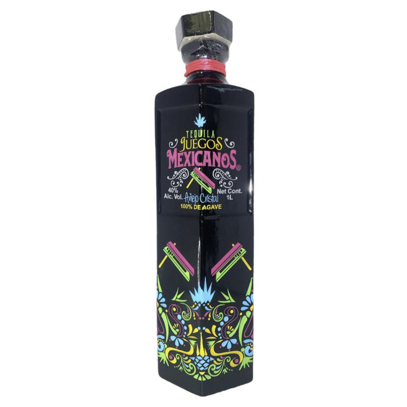 Juegos Mexicanos Añejo Cristal Tequila 1L