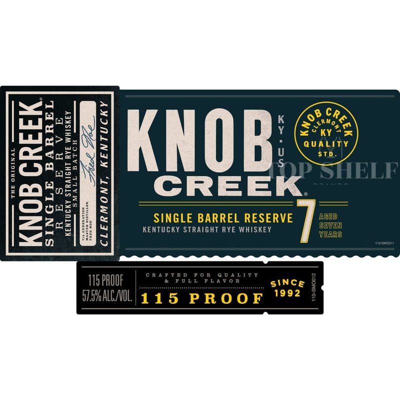 Knob Creek 7 Year Old Single Barrel Reserve Rye