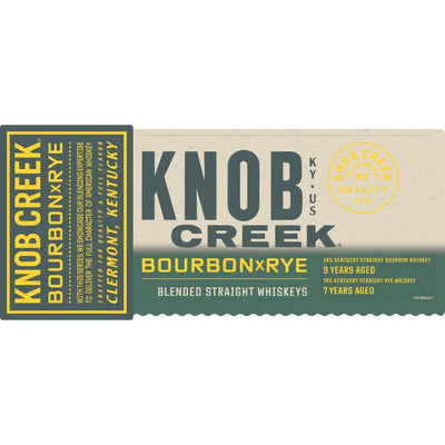 Knob Creek Bourbon X Rye Blended Straight Whiskeys