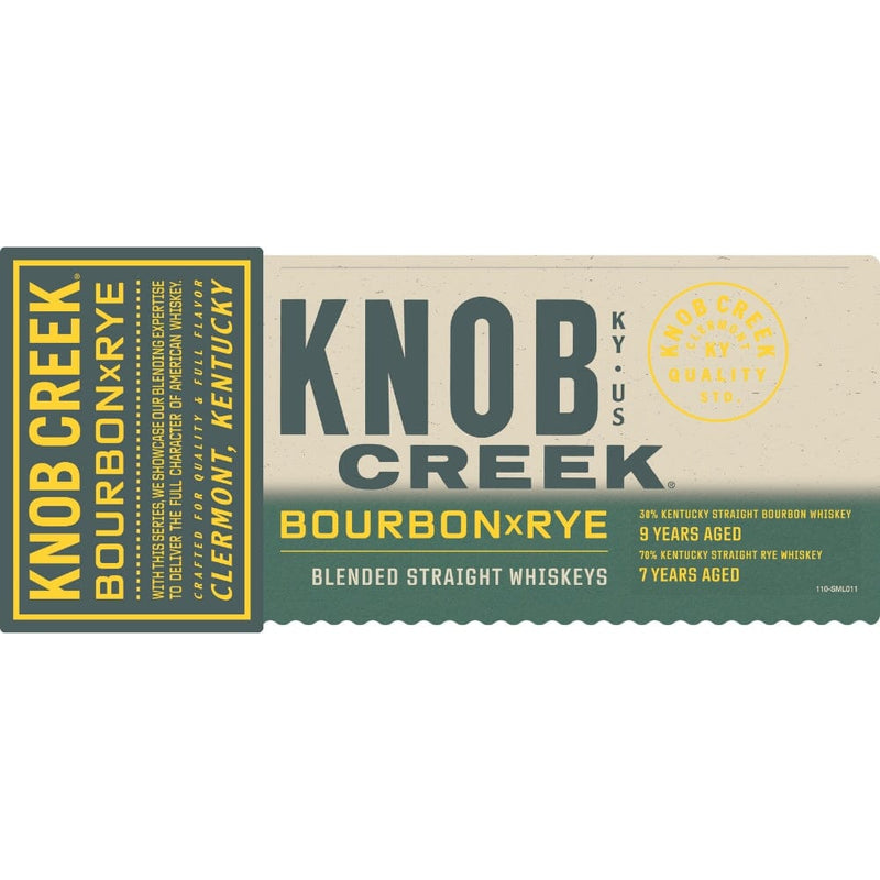 Knob Creek Bourbon X Rye Blended Straight Whiskeys