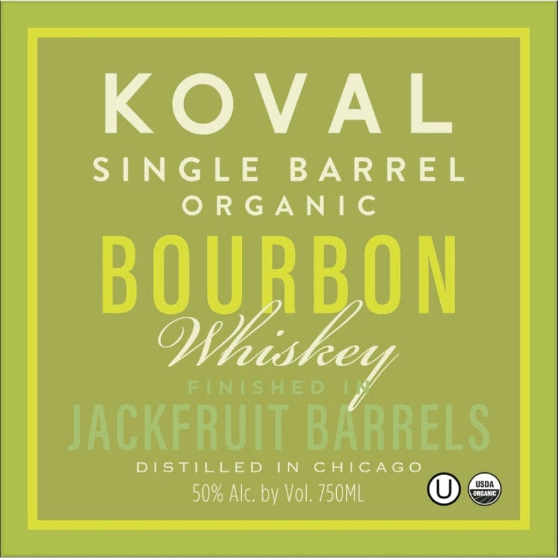 Koval Single Barrel Organic Bourbon Finished in Jackfruit Barrels