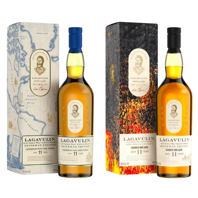 Lagavulin Offerman Edition Bundle: Caribbean Rum Cask & Charred Oak Cask