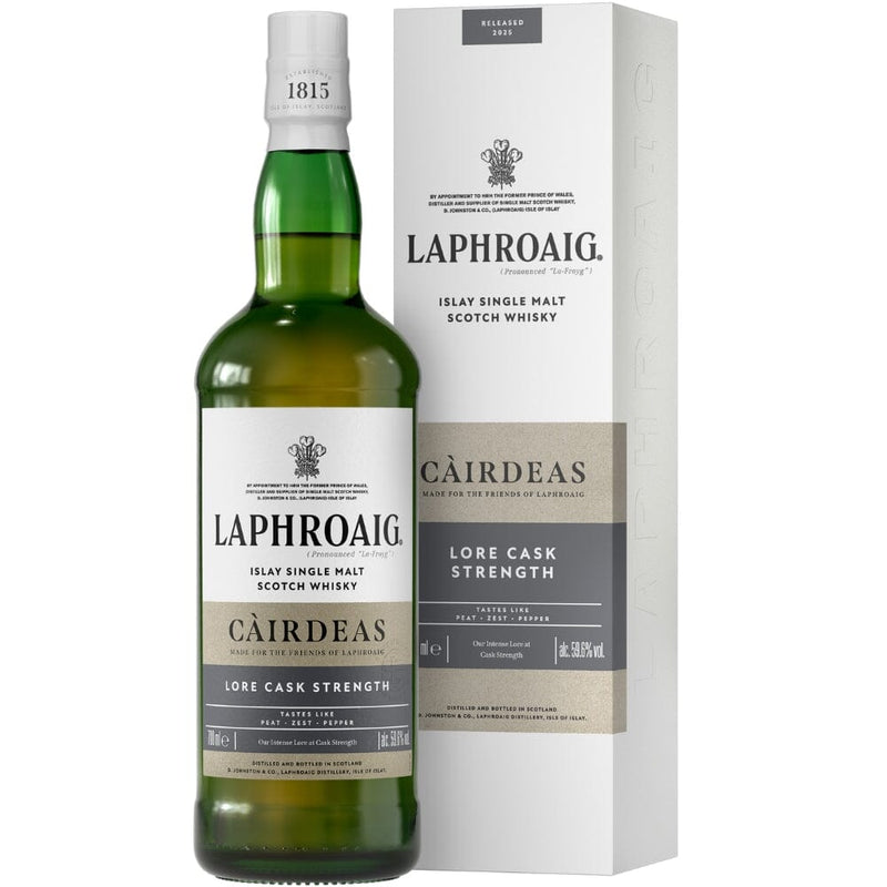 Laphroaig Càirdeas 2025 Lore Cask Strength Islay Single Malt Scotch
