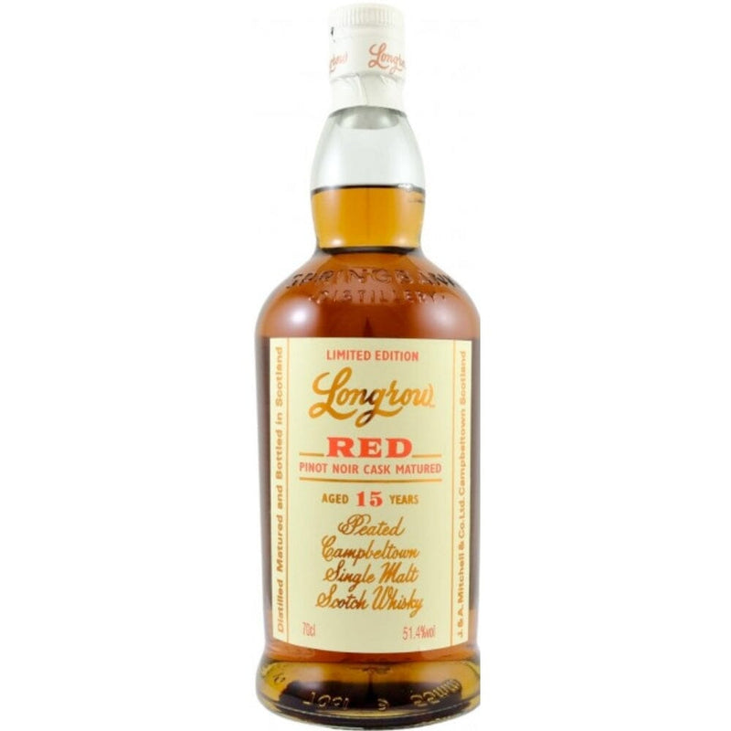 Longrow Red 15 Year Old Pinot Noir Cask Matured Peated Single Malt Scotch Whisky
