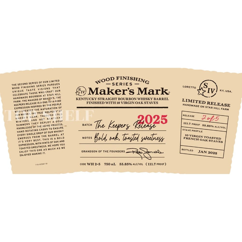 Maker’s Mark Wood Finishing Series 2025 The Keeper&