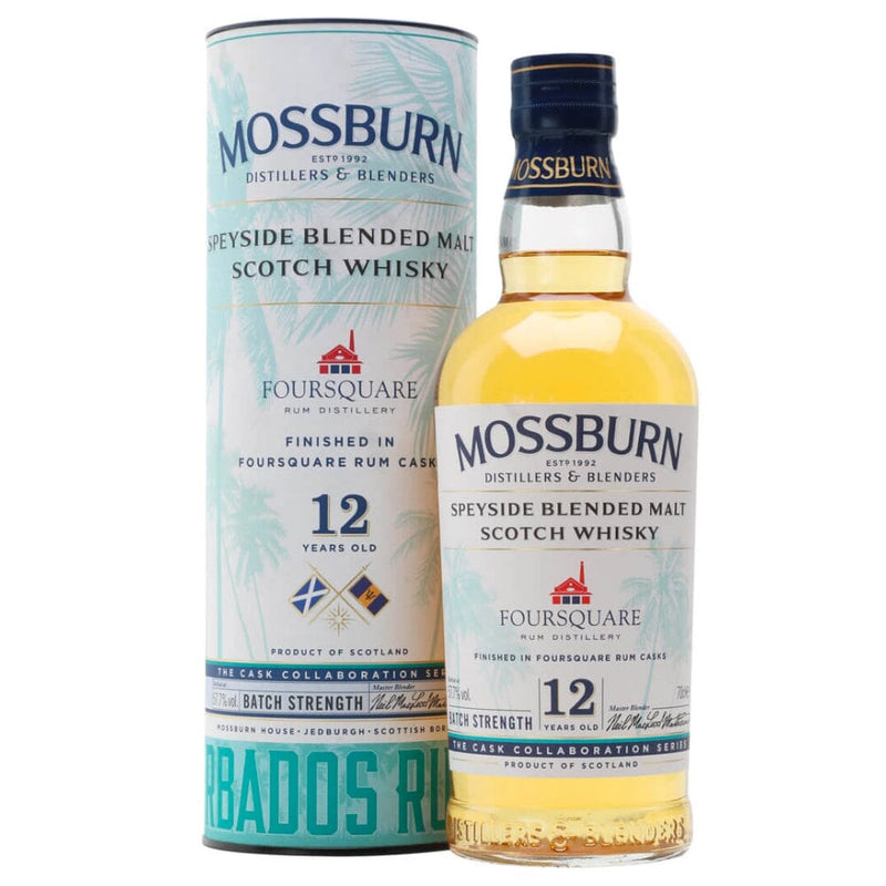 Mossburn 12 Year Old Scotch Whisky Finished in Foursquare Rum Casks