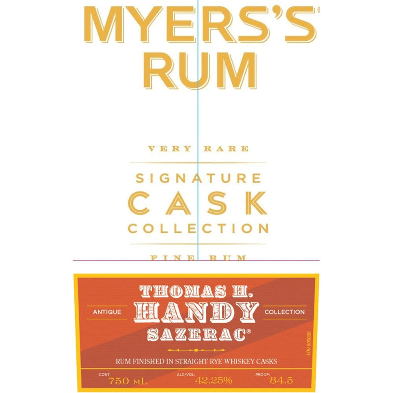 Myers’s Rum Signature Cask Collection - Thomas H. Handy Sazerac Barrel Finished