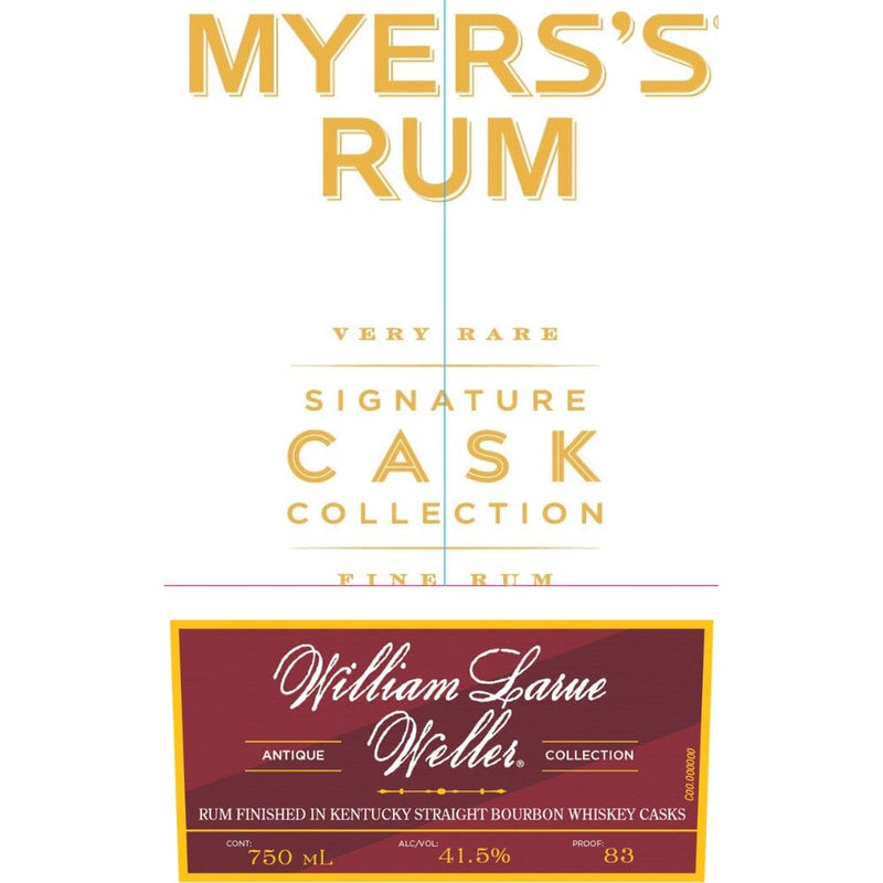 Myers’s Rum Signature Cask Collection - William Larue Weller Barrel Finished