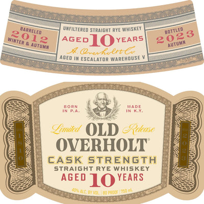 Old Overholt 10 Year Old Cask Strength Straight Rye