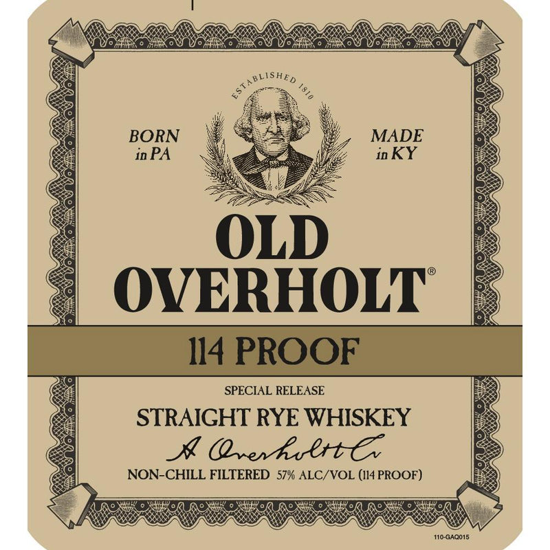 Old Overholt 114 Proof