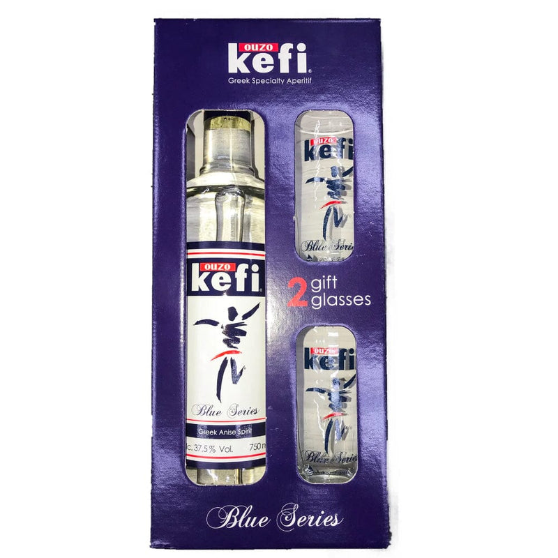 Ouzo Kefi Blue Series Gift Set