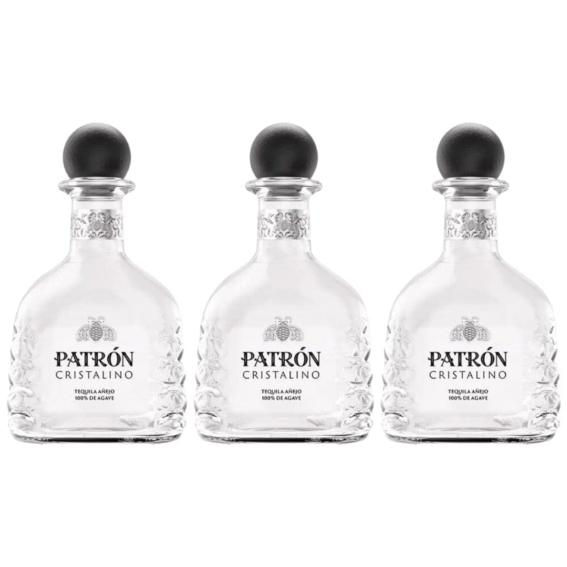 Patrón Cristalino Anejo Tequila 3pk
