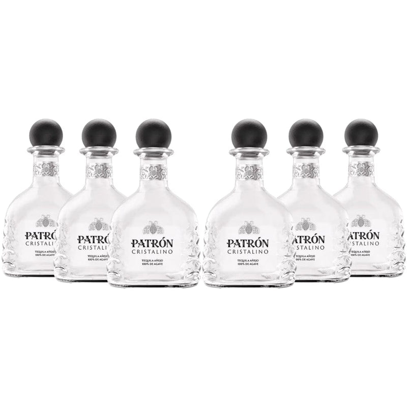 Patrón Cristalino Anejo Tequila 6pk