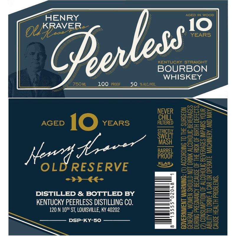 Peerless Henry Kraver 10 Year Old Bourbon