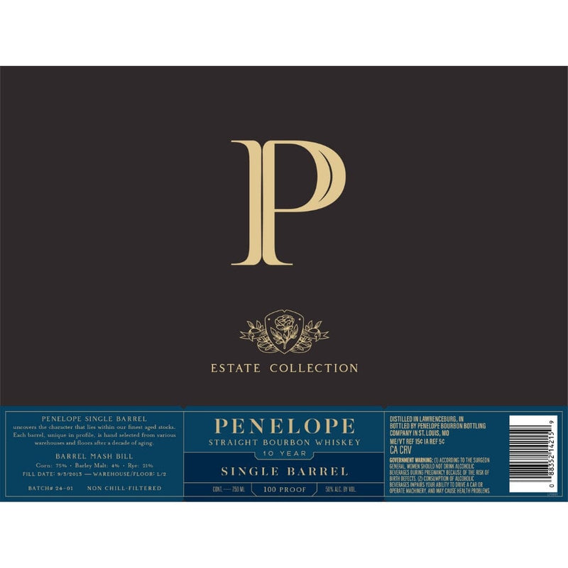 Penelope Estate Collection 10 Year Old Single Barrel Bourbon Bundle