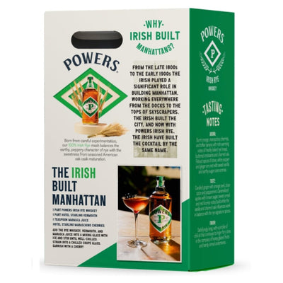 Powers Rye Gift Set "Irish Built Manhattan"