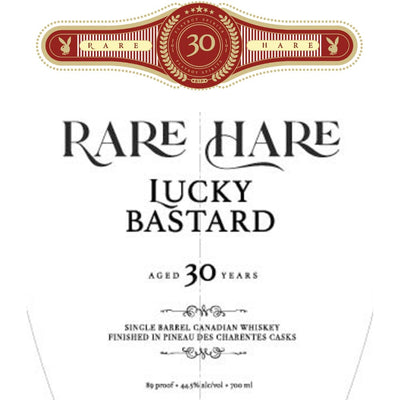 Rare Hare Lucky Bastard 30 Year Old Single Barrel Canadian Whiskey