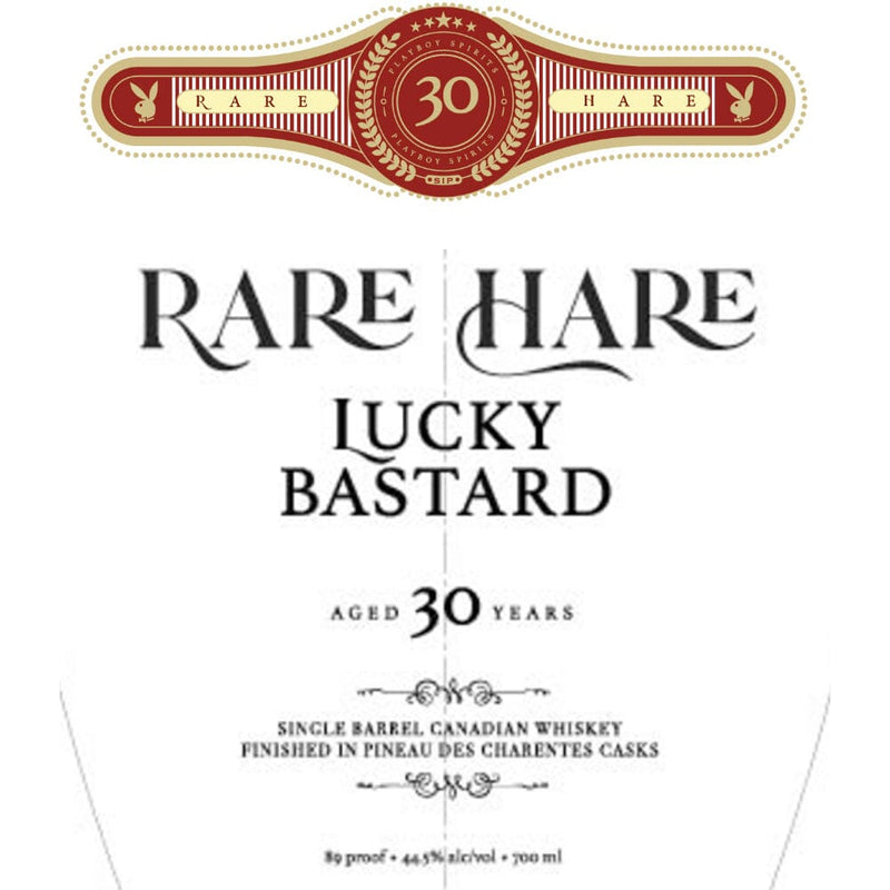 Rare Hare Lucky Bastard 30 Year Old Single Barrel Canadian Whiskey
