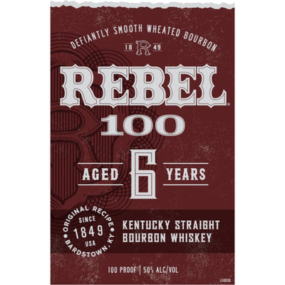 Rebel 100 6 Year Old Straight Bourbon