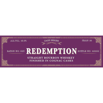 Redemption Cognac Cask Finish