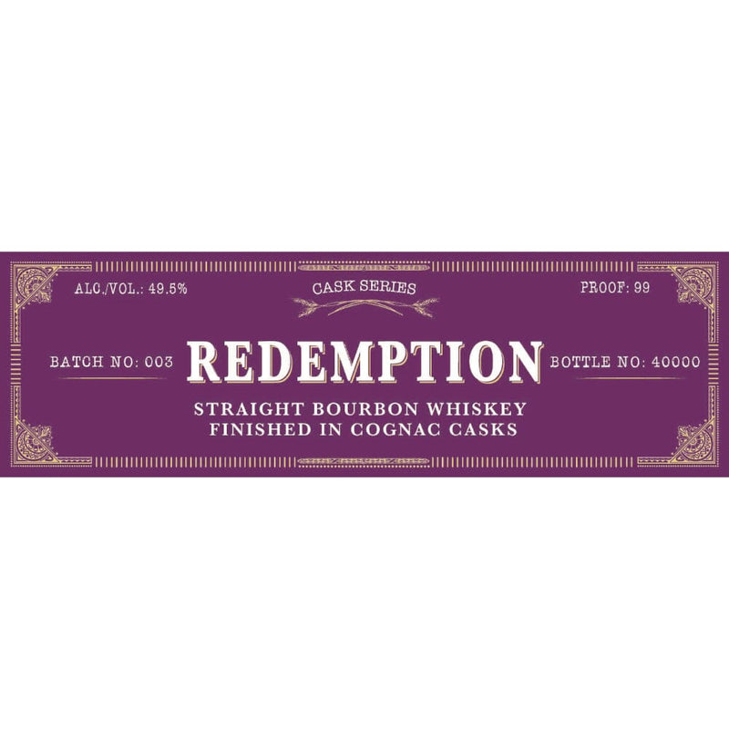 Redemption Cognac Cask Finish