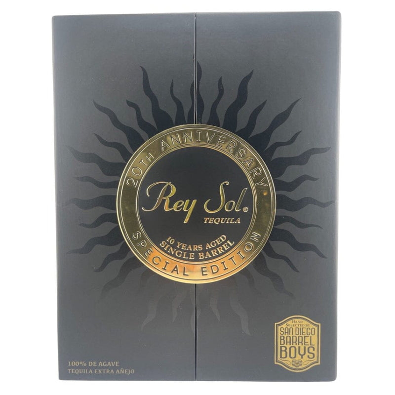 Rey Sol 20th Anniversary 10 Year Old Extra Anejo Tequila Limited Edition Hand Selected for &