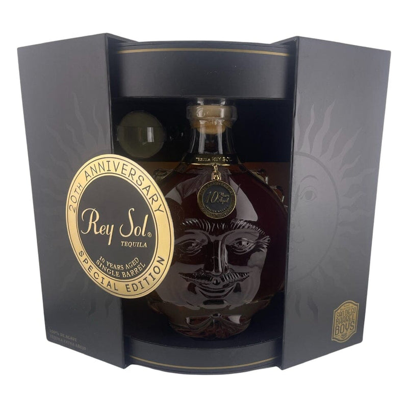 Rey Sol 20th Anniversary 10 Year Old Extra Anejo Tequila Limited Edition Hand Selected for &