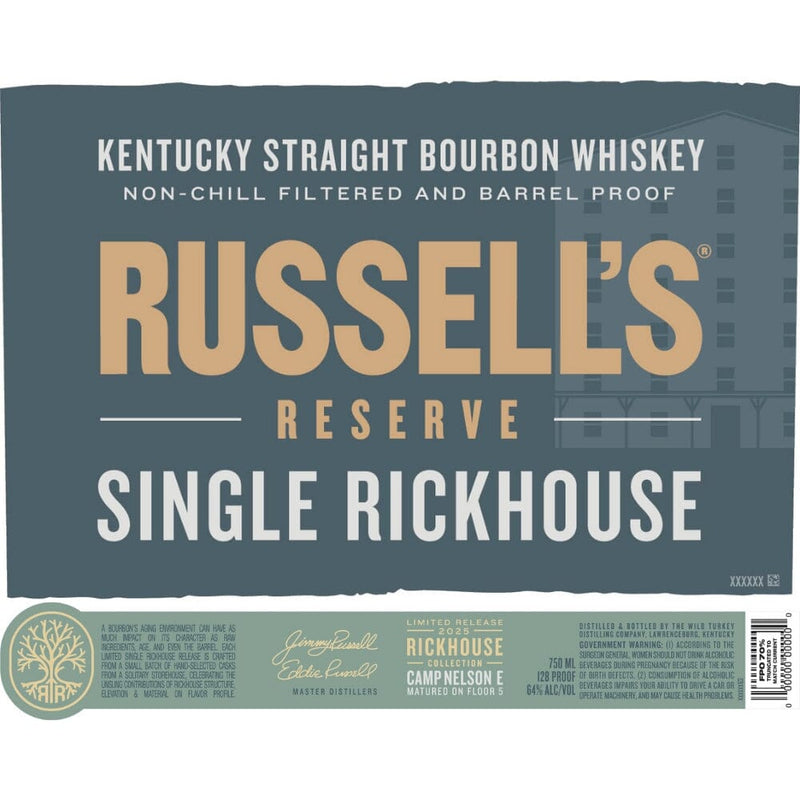 Russell’s Reserve Single Rickhouse, Camp Nelson E, Floor 5