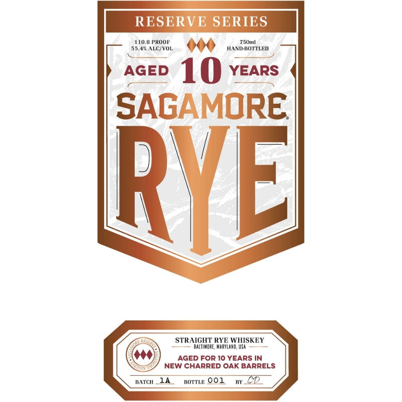 Sagamore Rye 10 Year Old