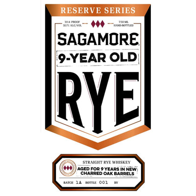 Sagamore Reserve Series 9 Year Old Rye Whiskey