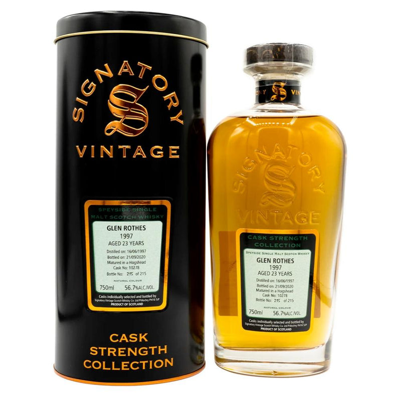 Signatory Single Cask Glenrothes 23YR(Cask 