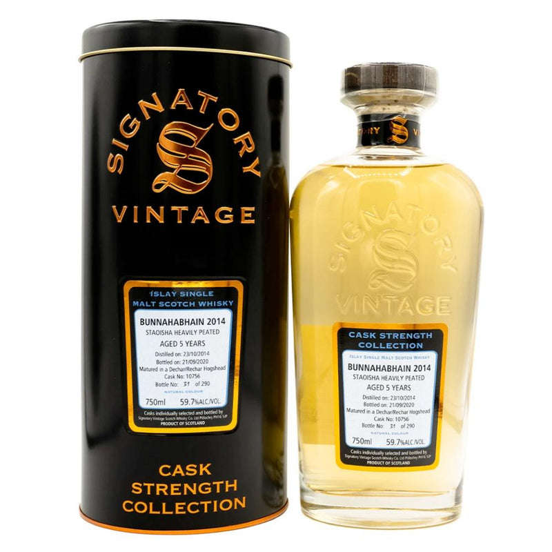 Signatory Single Cask Staoisha 5YR (Cask 