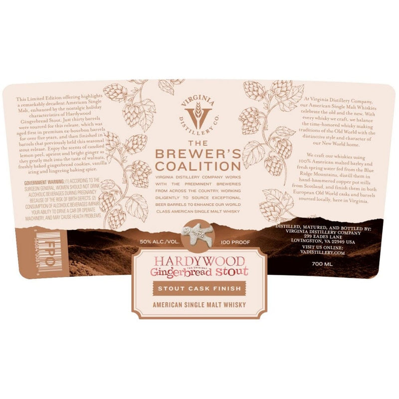 The Brewer’s Coalition Hardywood Gingerbread Stout American Single Malt Whisky