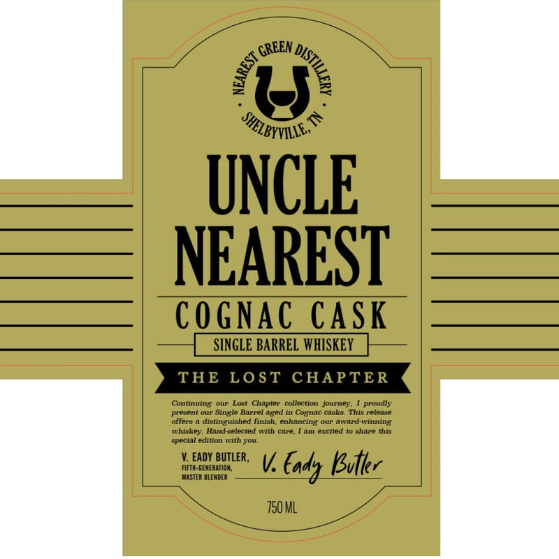 Uncle Nearest Cognac Cask Single Barrel The Lost Chapter