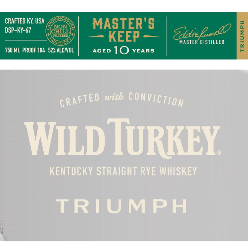 Wild Turkey Master’s Keep Triumph 10 Year Rye
