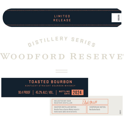 Woodford Reserve Distillery Series Toasted Bourbon 2024 Release