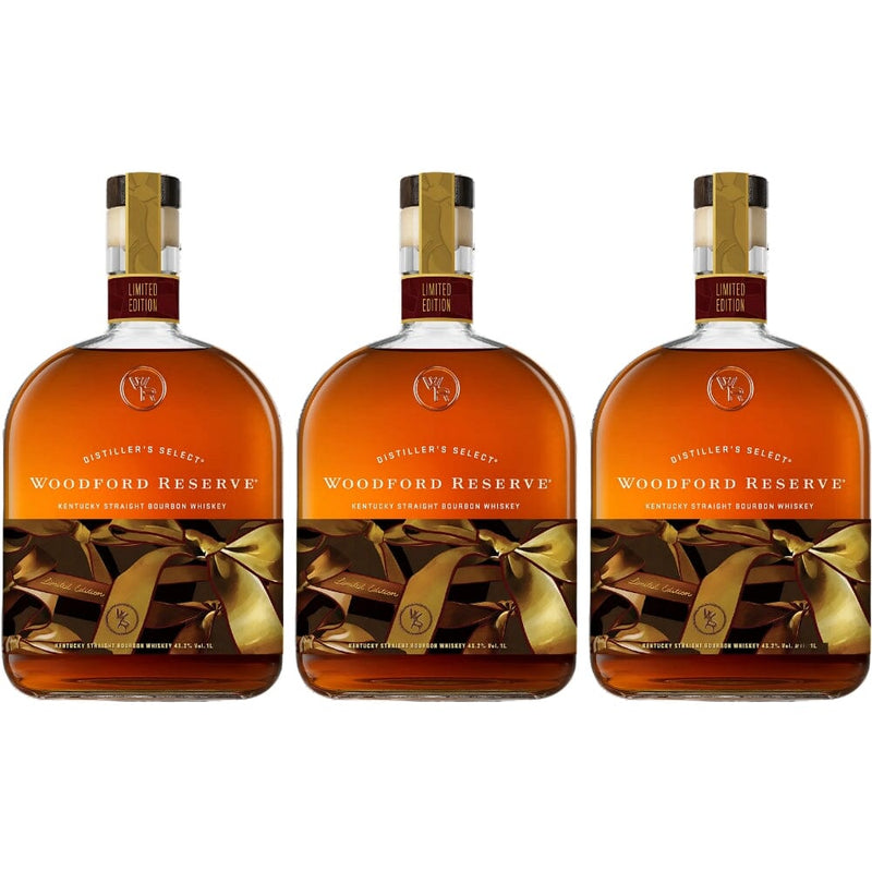 Woodford Reserve Holiday Edition 2024 1L 3pk