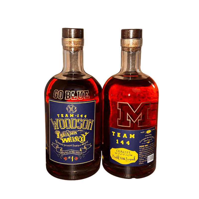 Woodson Team 144 University of Michigan Go Blue Commemorative Bottle Engraving