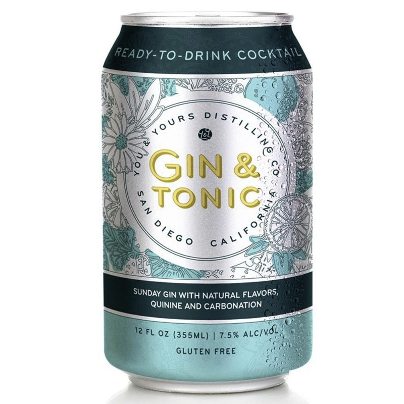 You & Yours Distilling Gin & Tonic 4PK