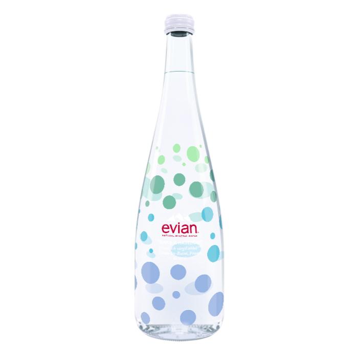 Evian Virgil Abloh Limited Edition Natural Spring Water