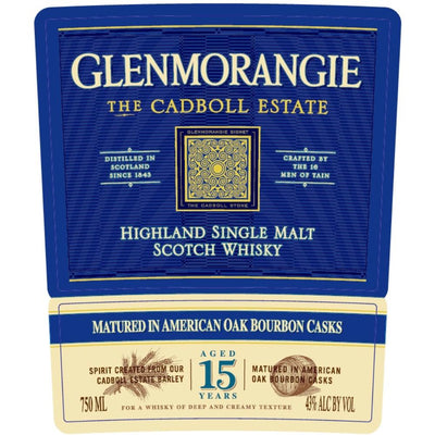 Glenmorangie The Cadboll Estate 15 Year Old