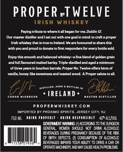 Proper No. Twelve Irish Whiskey