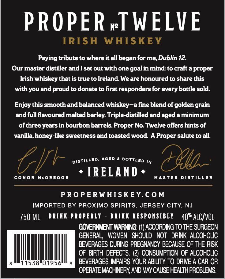 Proper No. Twelve Irish Whiskey