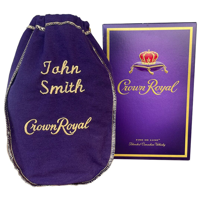 Crown Royal Deluxe Custom Embroidered Gift Bag