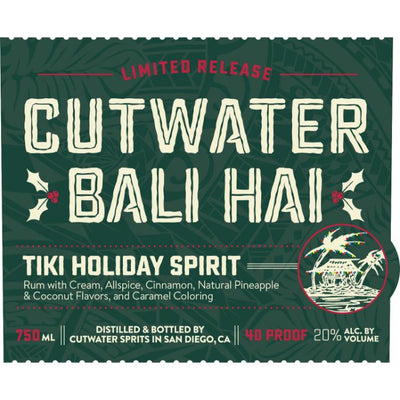 Bali Hai Tiki Holiday Spirit