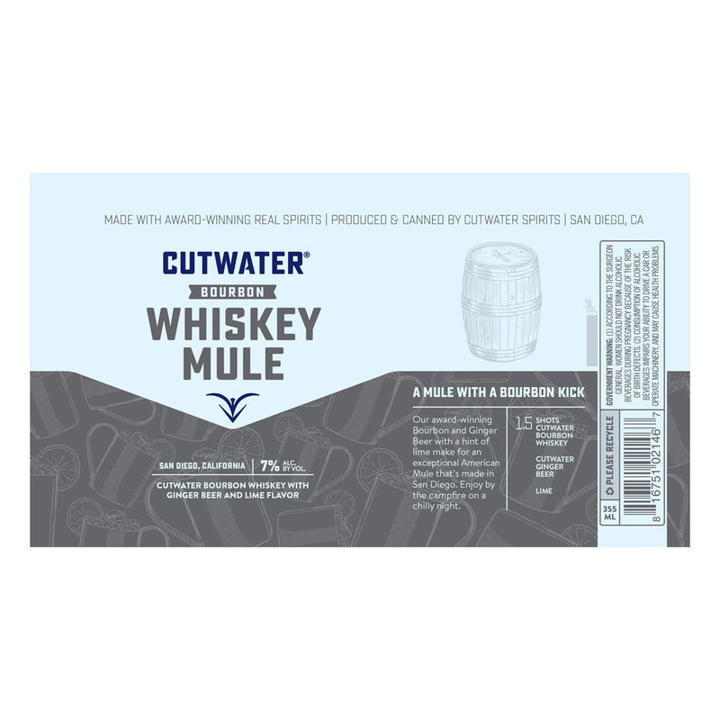 Cutwater Bourbon Whiskey Mule 4PK
